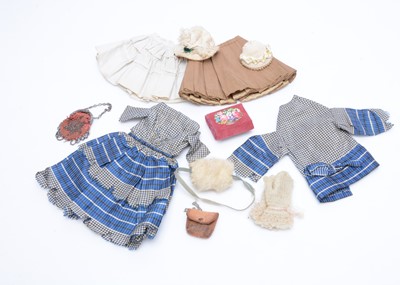 Lot 991 - A fashion doll dress and accessories