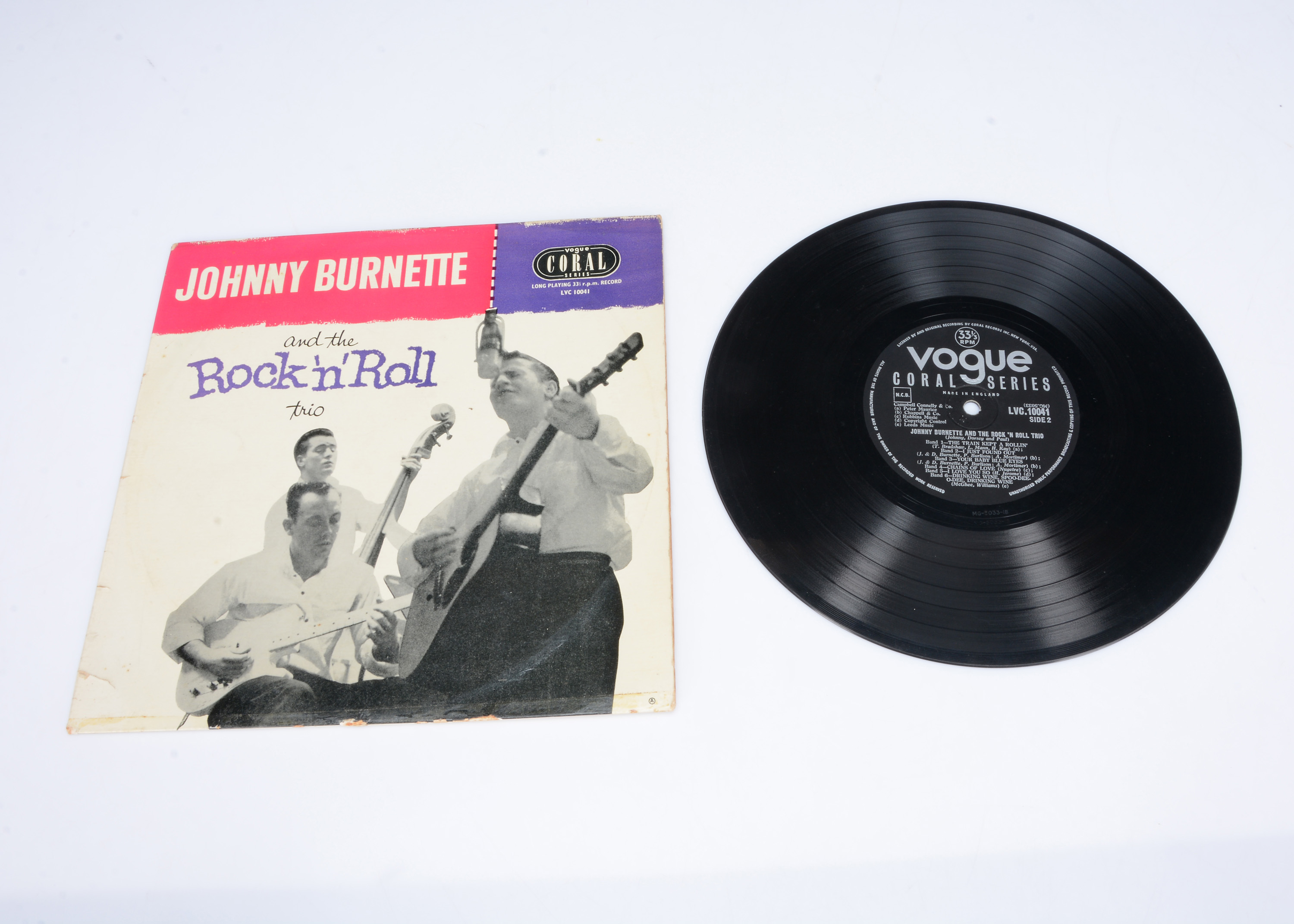 Lot 15 - Johnny Burnette LP,