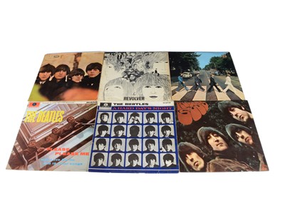 Lot 73 - Beatles LPs