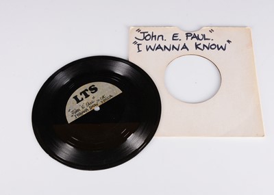 Lot 113 - John E Paul 7" Acetate