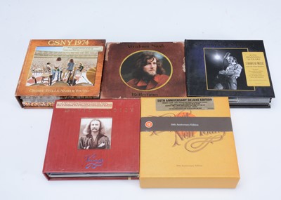 Lot 296 - Crosby Stills Nash and Young CD Box Sets