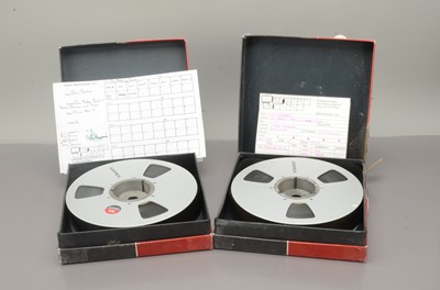 Lot 376 - Ashton Gardner and Dyke / Chris Barber Professional 10½ Audio 2" Tapes