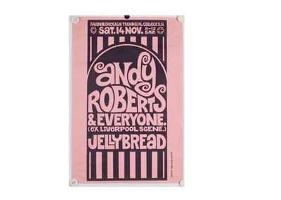 Lot 386 - Jellybread / Andy Roberts Concert Poster