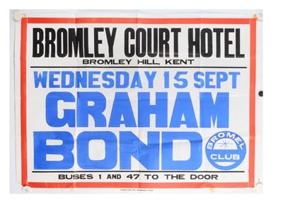 Lot 388 - Graham Bond Concert Poster