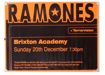 Lot 390 - Ramones Concert Poster