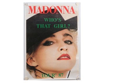 Lot 392 - Madonna / Alice Cooper Posters