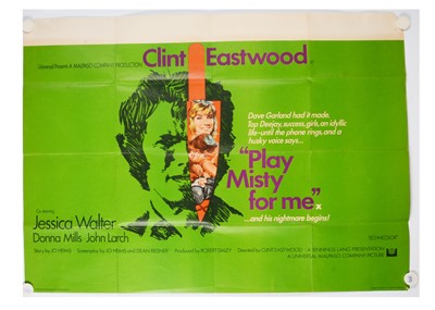 Lot 402 - Play Misty For Me (1971) UK Quad poster