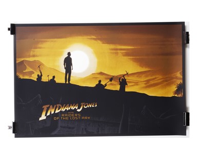 Lot 425 - Raiders of the Lost Ark (1981) Poster Print / Matt Ferguson / Signed