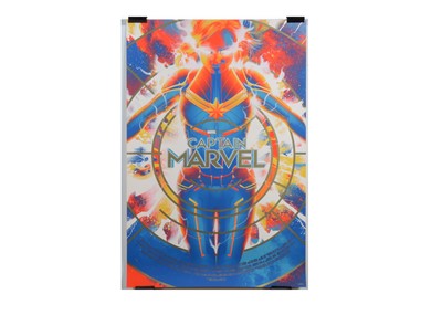 Lot 432 - Captain Marvel (2019) Poster Print / Matt Taylor