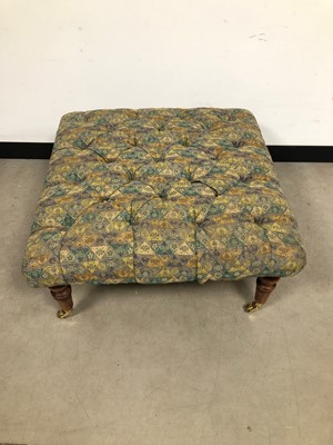 Lot 339 - An upholstered ottoman foot stool