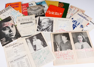 Lot 522 - Signed Theatre Programmes