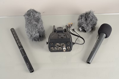 Lot 543 - Microphones / Muffs / Canon MA-200 Adapter