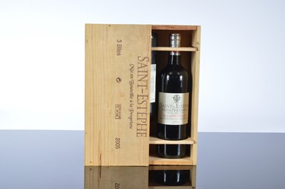 Lot 26 - Three bottles of Schroder & Schyler Saint-Estephe Private Reserve 2005