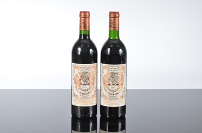 Lot 40 - Two bottles of Chateau Pichon-Longueville au Baron de Pichon-Longueville 1985