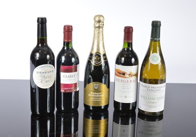 Lot 49 - Five bottles of various wines