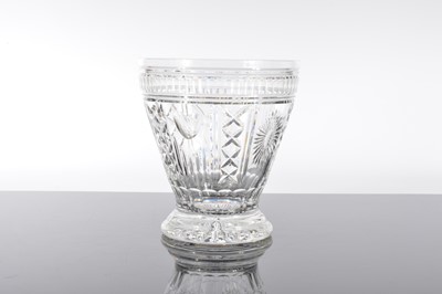 Lot 104 - A large Waterford Crystal cut glass vase