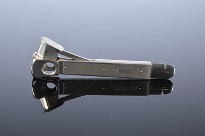 Lot 110 - A 1980s silver mounted cigar cutter from SJR