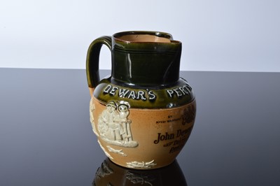 Lot 187 - A late Victorian Royal Doulton stoneware Whisky water jug