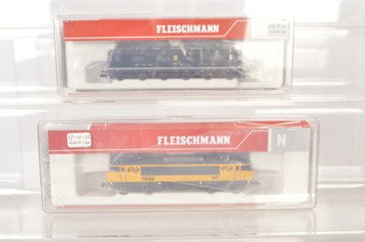 Lot 17 - Fleischmann Continental N Gauge Electric Locomotives (2)