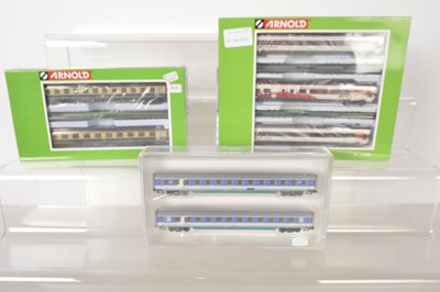 Lot 26 - Continental N Gauge Coach Packs (3)