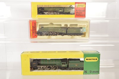 Lot 40 - N Gauge BR Steam Locomotives by Minitrix (3)