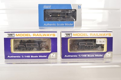 Lot 49 - Dapol N Gauge BR Steam Tank Locomotives (3)