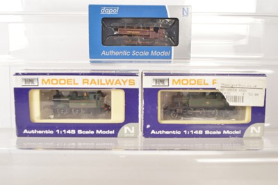 Lot 50 - Dapol N Gauge Steam Tank Locomotives (3)