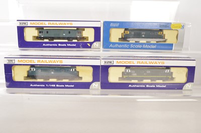 Lot 51 - Dapol N Gauge Diesel BR Locomotives and Dummy Locomotives (4)