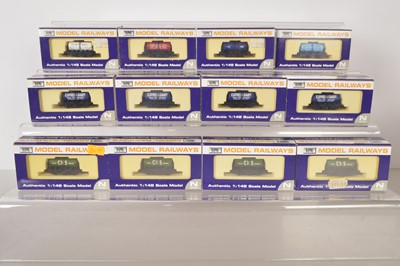 Lot 72 - Dapol N Gauge Six Wheeled Milk Tank Wagons (12)