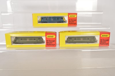 Lot 89 - Hornby Minitrix N Gauge BR Diesel Locomotives (3)