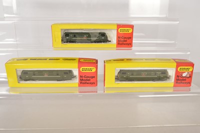 Lot 90 - Hornby Minitrix N Gauge BR Diesel Locomotives (3)