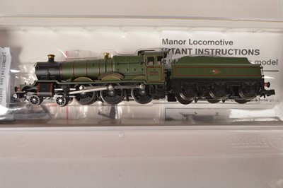 Lot 93 - Ixion Models N Gauge Steam Locomotive and Tender Foxcote Manor