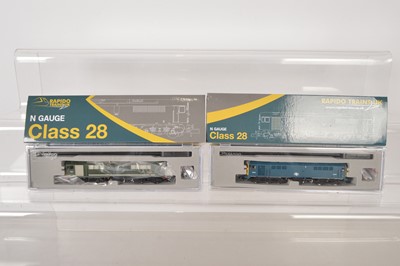 Lot 95 - Rapido Trains N Gauge Diesel Locomotives (2)