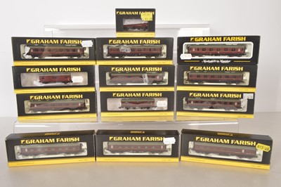 Lot 115 - Graham Farish by Bachmann N Gauge BR Stanier Maroon Coaches and Others (13)