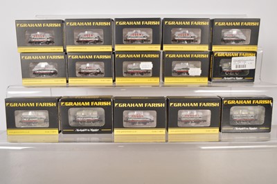 Lot 155 - N Gauge Graham Farish by Bachmann Fuel Tank Wagons (15)