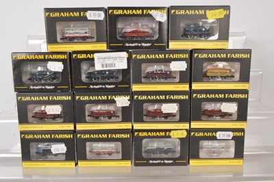 Lot 158 - N Gauge Graham Farish by Bachmann 14T Tank Wagons (15)