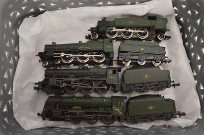 Lot 178 - Unboxed N Gauge BR Steam Locomotives (4)