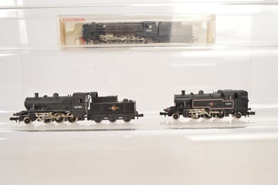 Lot 179 - Unboxed N Gauge Minitrix BR Steam Locomotives (3)