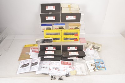 Lot 204 - N Gauge Coach and Goods Wagon Kits (45)