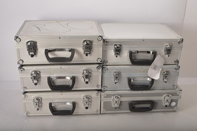 Lot 209 - Aluminium Storage Cases For N Gauge Model Railway (6)