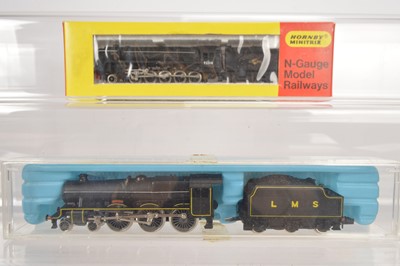 Lot 219 - British Outline N Gauge Steam Locomotives with Tenders (2)