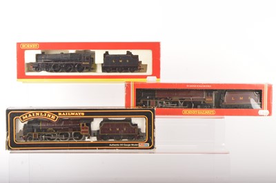 Lot 233 - Hornby (China and Margate) and Mainline 00 Gauge boxed LMS Steam Locomotives and Tenders (3)