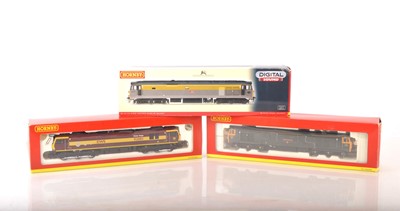 Lot 239 - Hornby 00 Gauge boxed Class 50 Diesel Locomotives one with Sound (3)