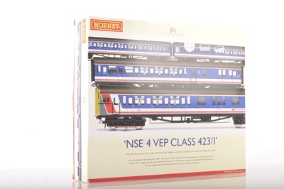 Lot 245 - Hornby 00 Gauge boxed R2947X Network SouthEast Kent Coast blue and white with red stripe Class 423/1 4-VEP EMU Electric Multiple Unit