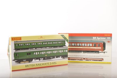 Lot 265 - Hornby 00 Gauge Boxed BR 2-Hal and BR Sprinter (2)