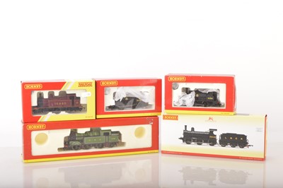 Lot 270 - Hornby 00 Gauge Boxed  various post and pre Nationalisation Tank and Tender Locomotives  (5)