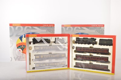 Lot 286 - Hornby 00 Gauge  (Margate) boxed Matched Train Series Train Packs Torbay Express and Master Cutler (2)