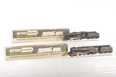 Lot 301 - Wrenn 00 Gauge LMS Steam Locomotives and Tenders, (2)