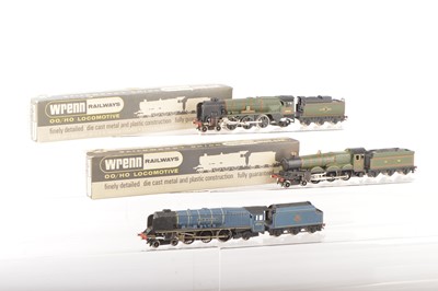 Lot 304 - Wrenn 00 Gauge Steam Locomotives and Tenders two boxed (3)