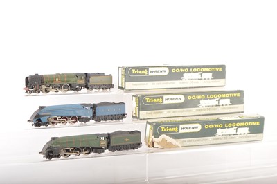 Lot 310 - Tri-ang Wrenn 00 Gauge boxed Class A4 and West Country Class Locomotives and Tenders